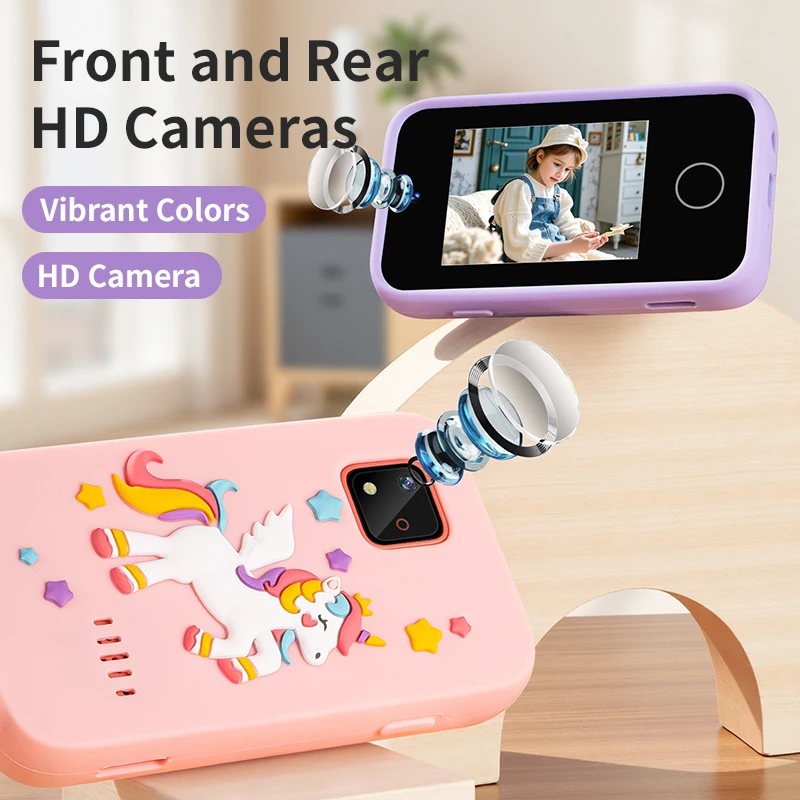 Kids Education Music - Kids Smart Phone Camera Toy 2.4in