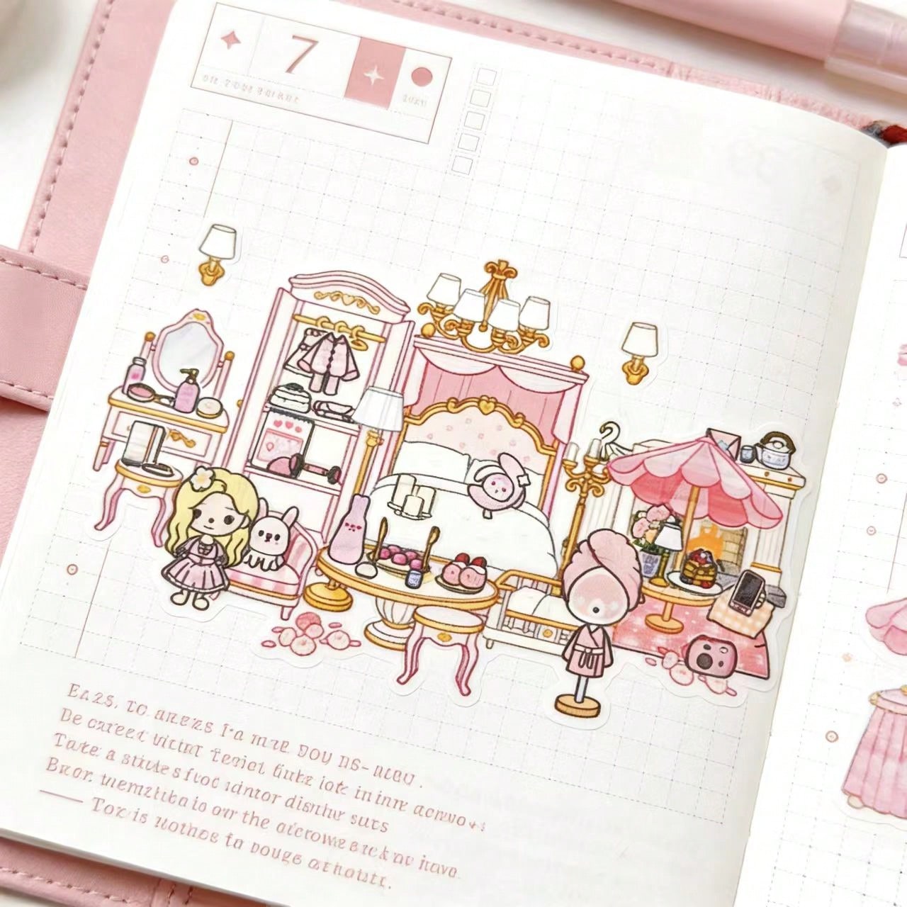 Kids Education Room - Pink Sakura Tree Hotel Room DIY