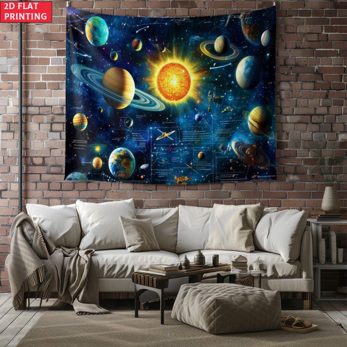 unframed Solar system planet t - Kids Education Room recension och pris