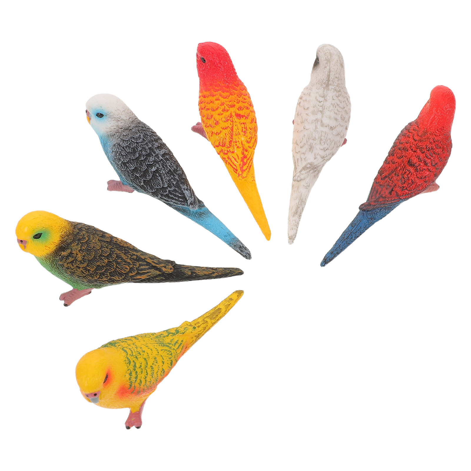 6Pcs Artificial Realistic Parr - Kids Education Room recension och pris