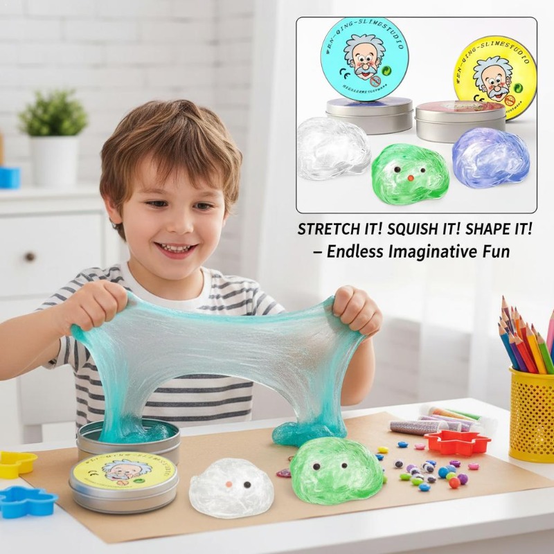 Lab Putty Crystal Clear Glass  - Kids Educational Songs recension och pris