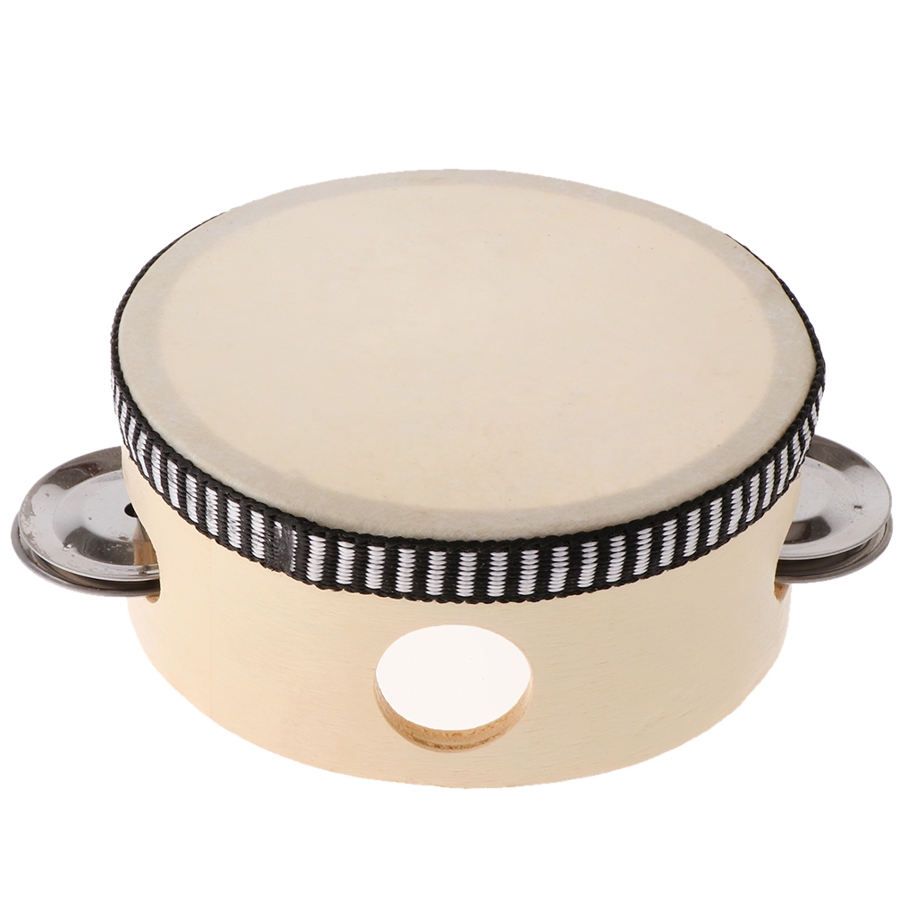 Wooden Musical Tambourine Beat - Kids Education Music recension och pris