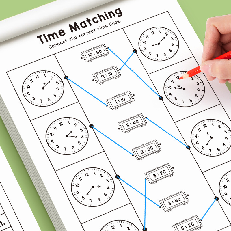 Kids Telling Time Educational  - Kids Education Worksheet recension och pris