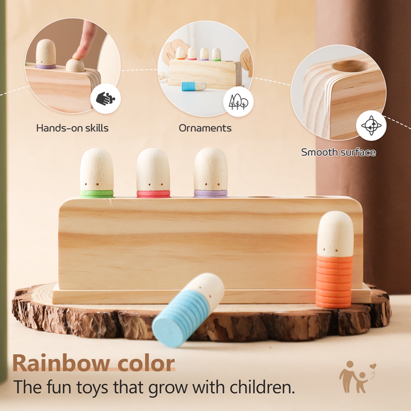Montessori Toys Baby Wooden Bo - Kids Educational Songs recension och pris