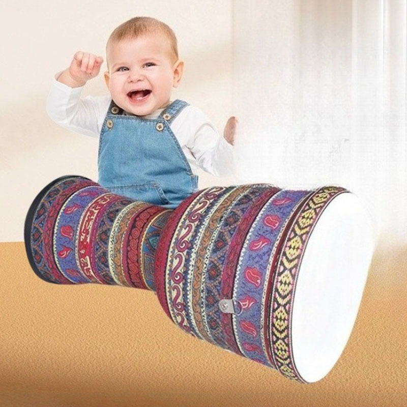 10 Inch Djembe Drum Large Adul - Kids Educational Songs recension och pris