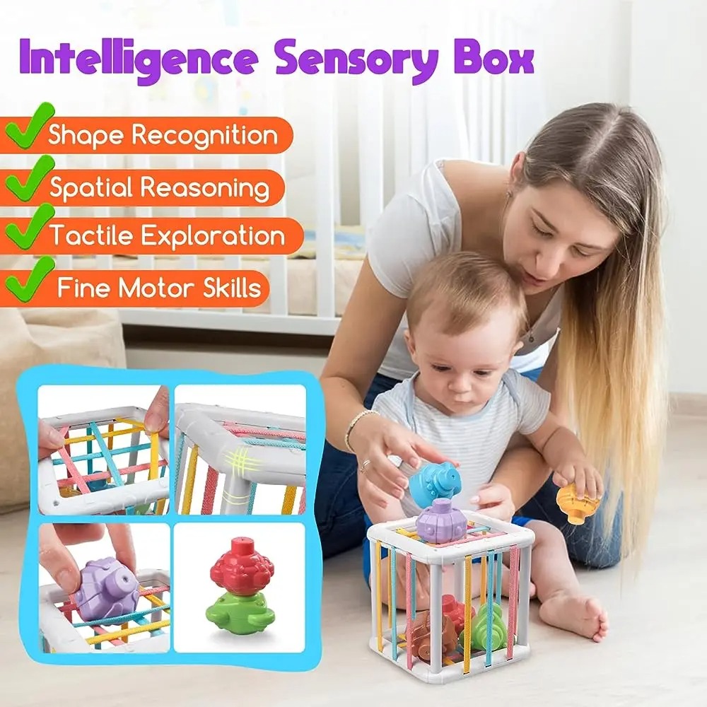 Rainbow Colorful Montessori Sh - Kids Education Toy recension och pris