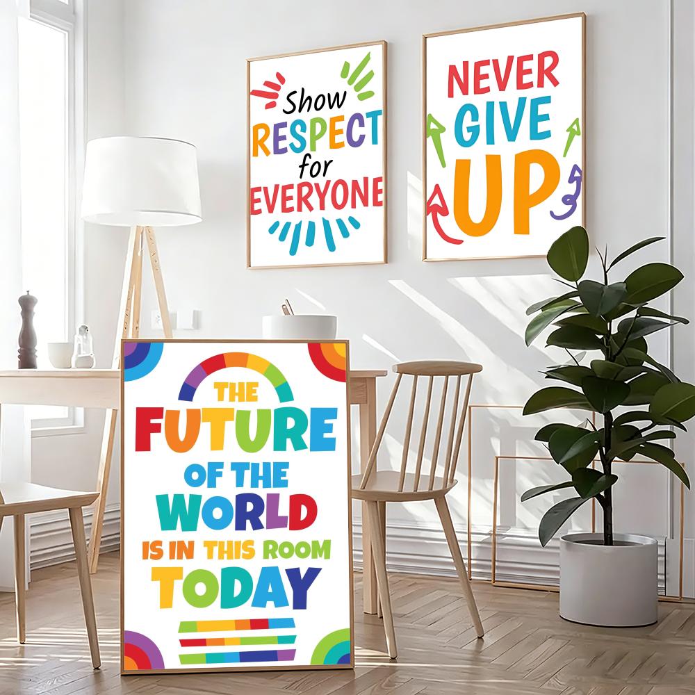 Positive Kid Classroom Wall Pi - Kids Education Room recension och pris