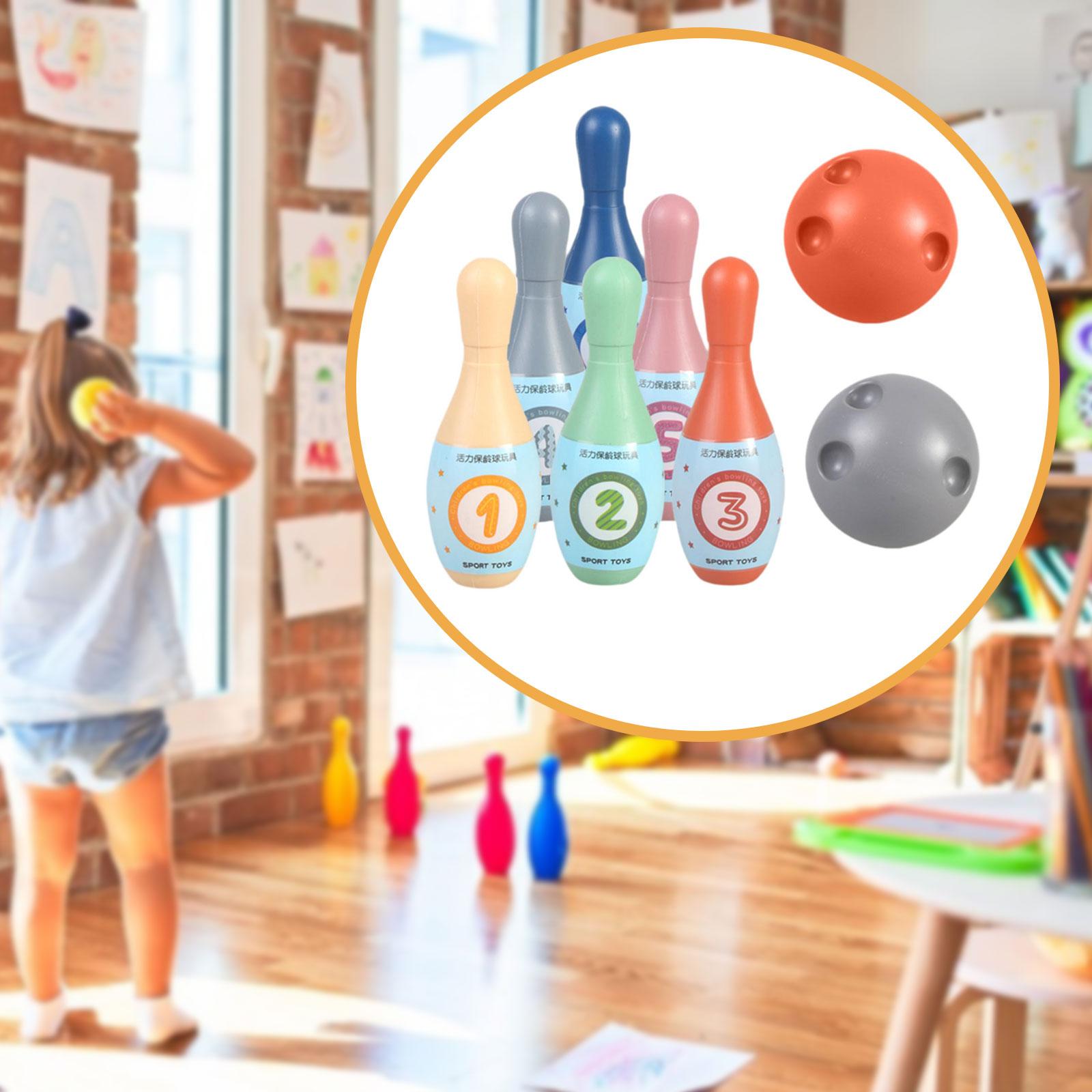 Family Bowling Game with 6 Pin - Kids Educational Game 2 recension och pris
