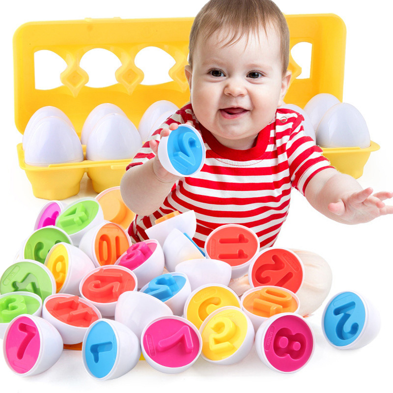 Montessori Smart Eggs Toy Baby - Kids Educational Game 2 recension och pris