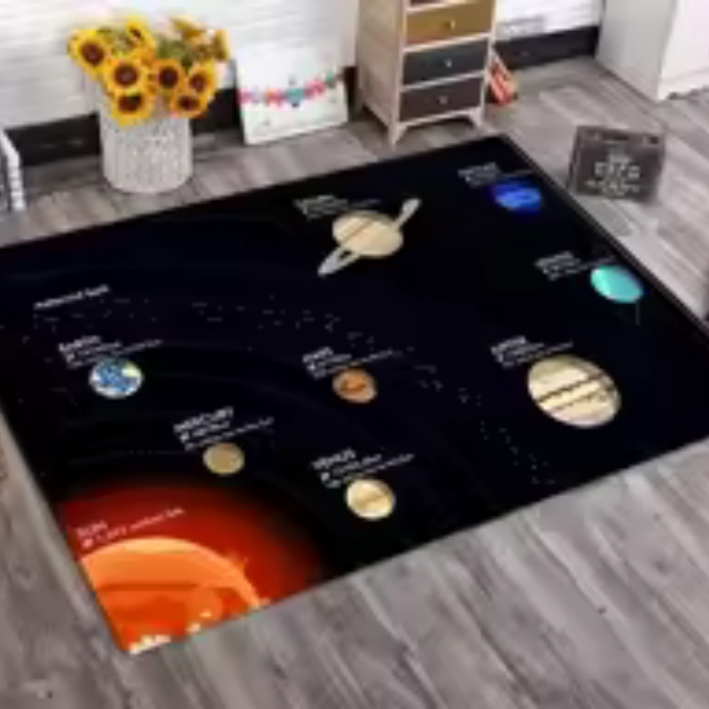 Black Background Solar System  - Kids Education Background recension och pris