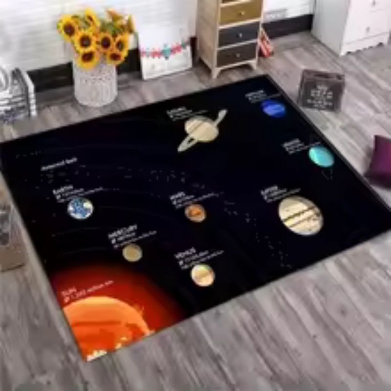 Black Background Solar System  - Kids Education Background recension och pris