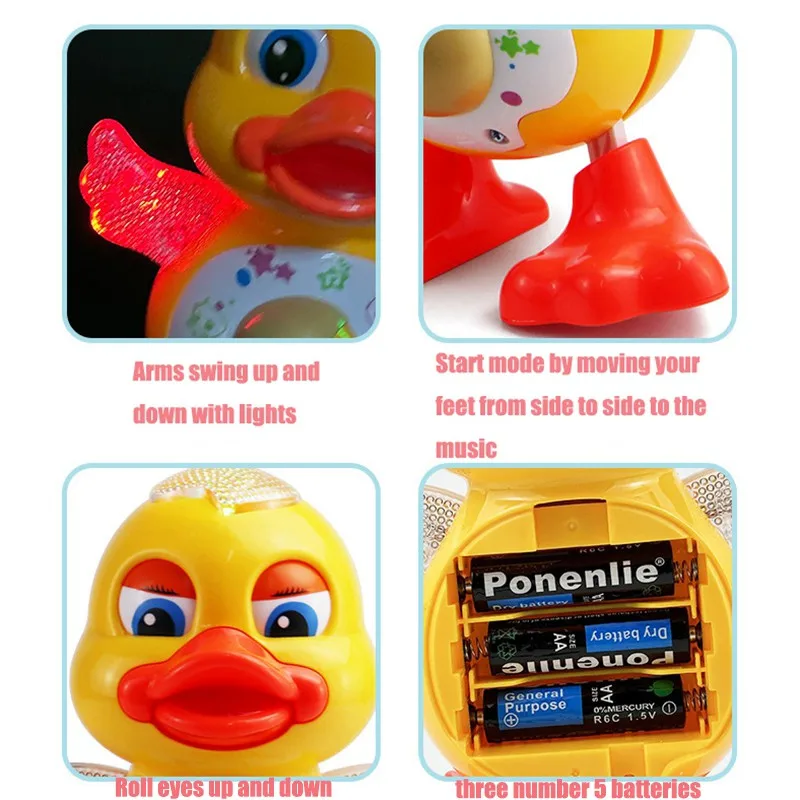 Electric Dancing Duck Toy Inte - Kids Education Music recension och pris