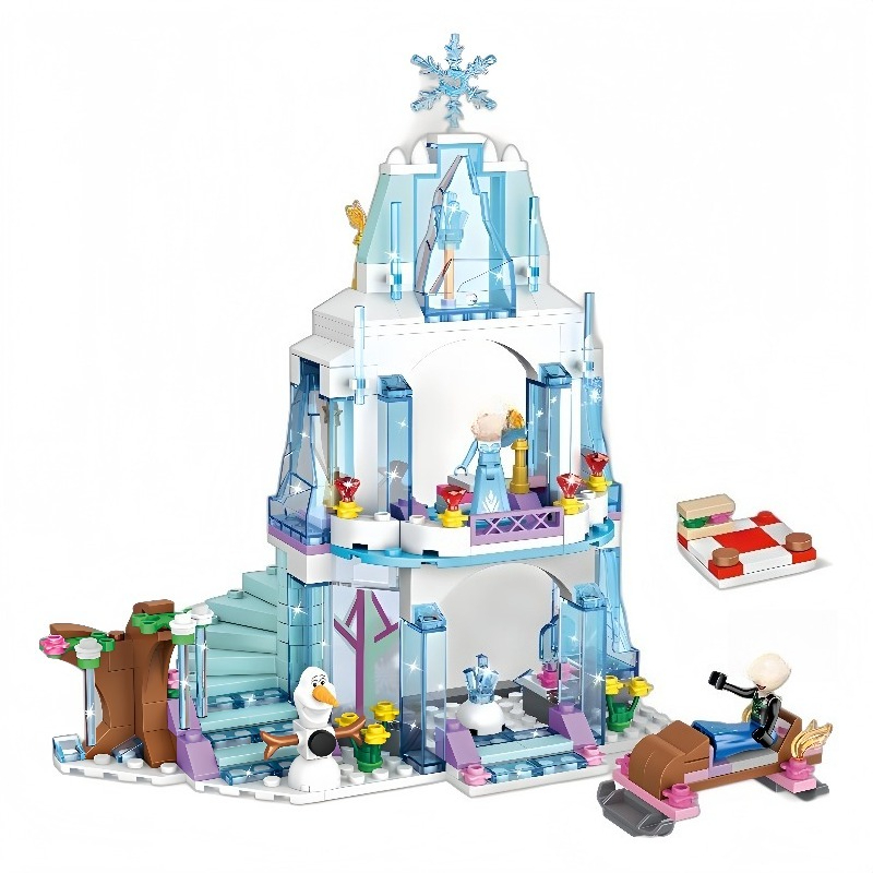 Elsa Ice Castle Building Block - Lego Set Technic recension och pris
