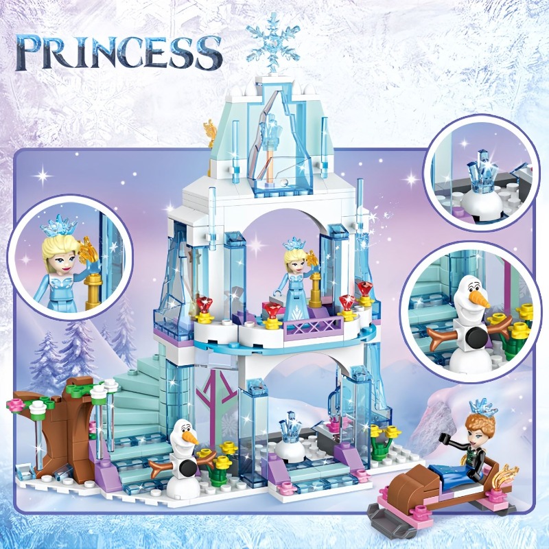 Elsa Ice Castle Building Block - Lego Set Technic recension och pris
