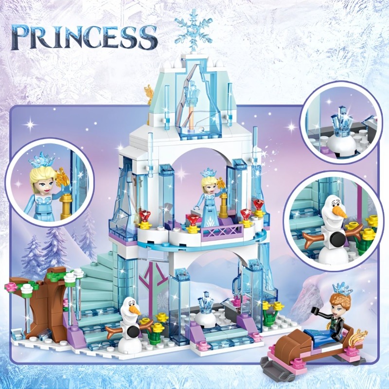 Elsa Ice Castle Building Block - Lego Set Technic recension och pris