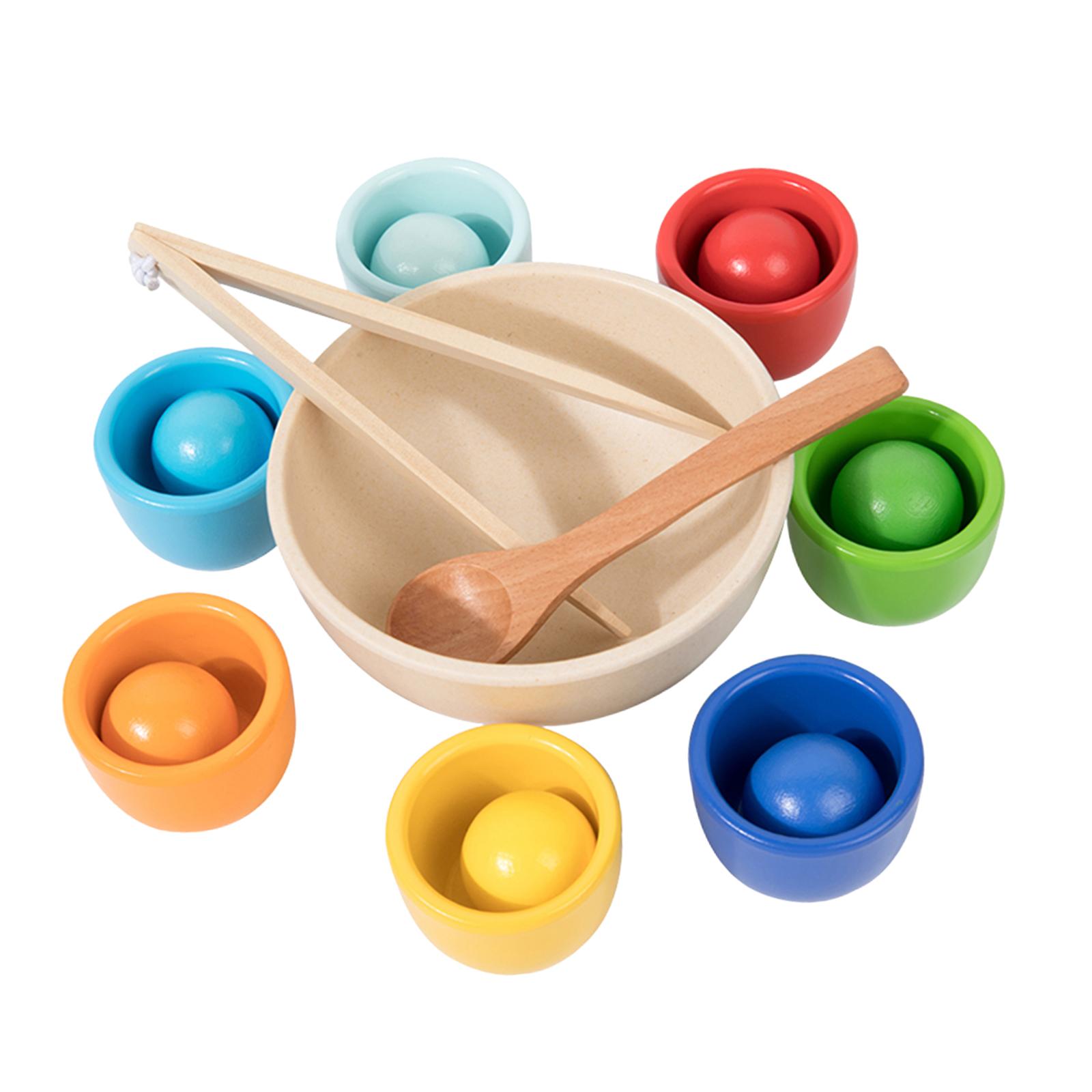 Balls in Cups Montessori Toys  - Kids Educational Game 2 recension och pris