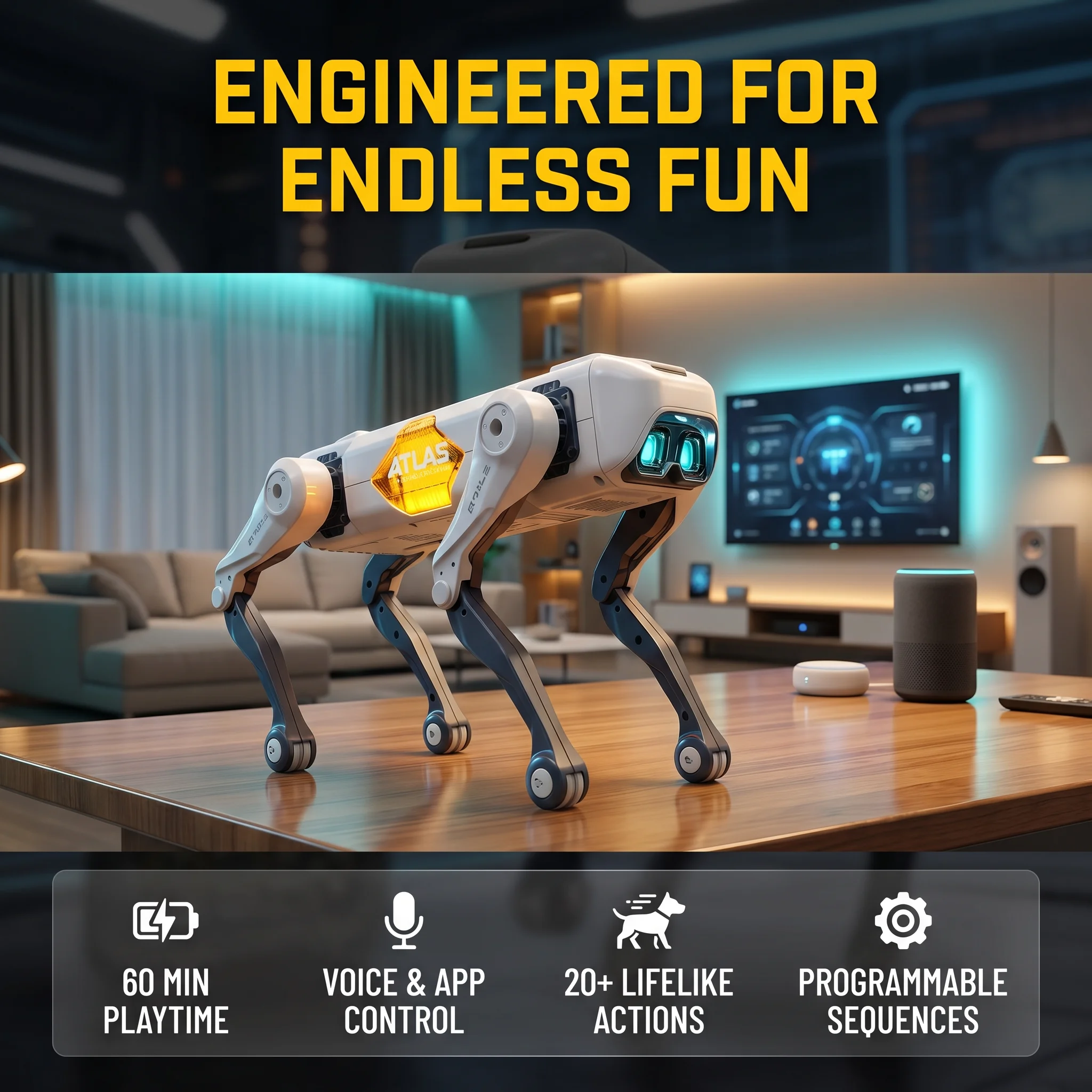 AI Smart Robot Dog, Voice & AP - Kids Education Toy recension och pris