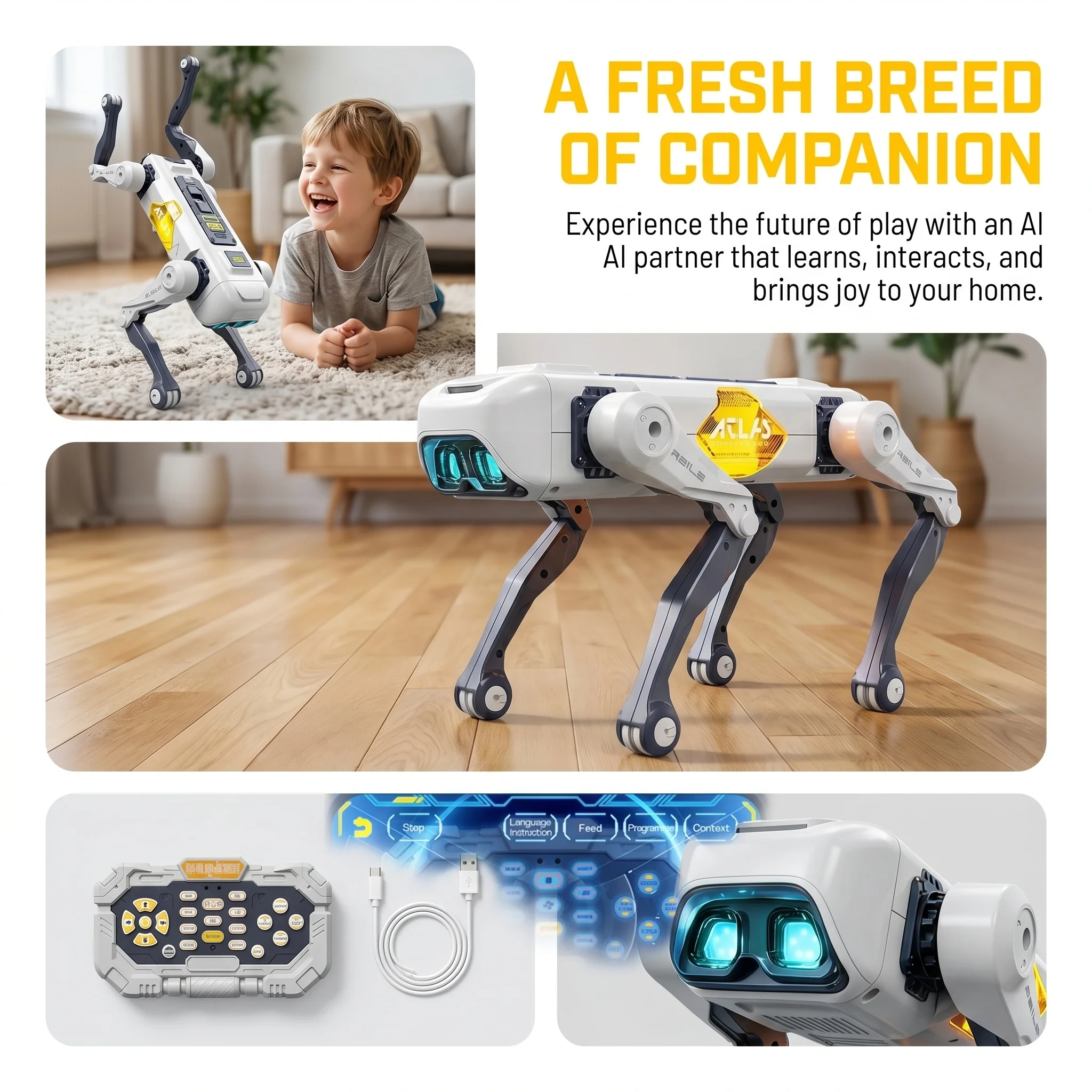 AI Smart Robot Dog, Voice & AP - Kids Education Toy recension och pris