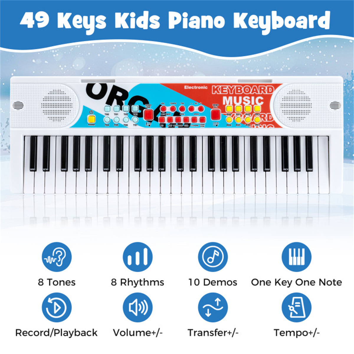 49 Keys Kids Electronic Keyboa - Kids Education Music recension och pris