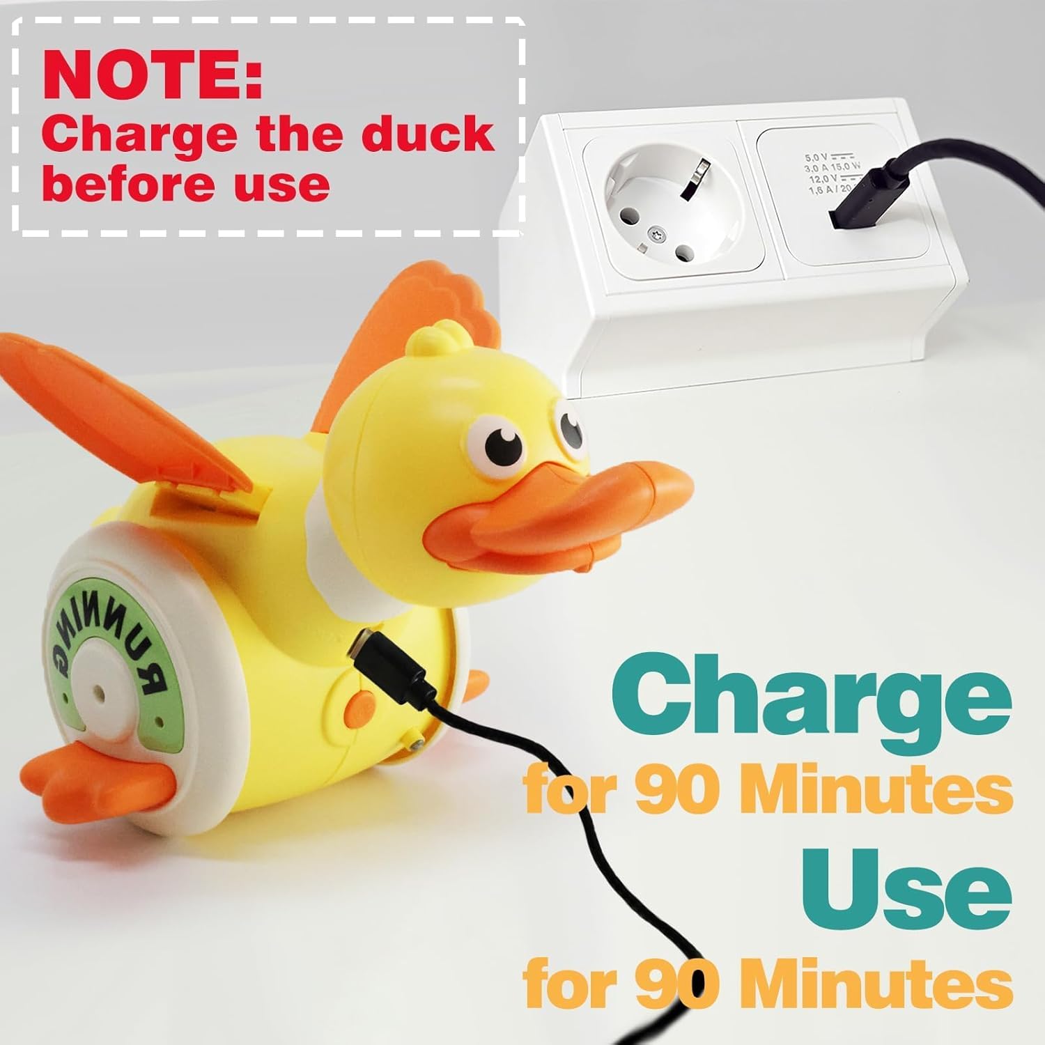 Kid Electric Rotating Duck Sim - Kids Education Music recension och pris