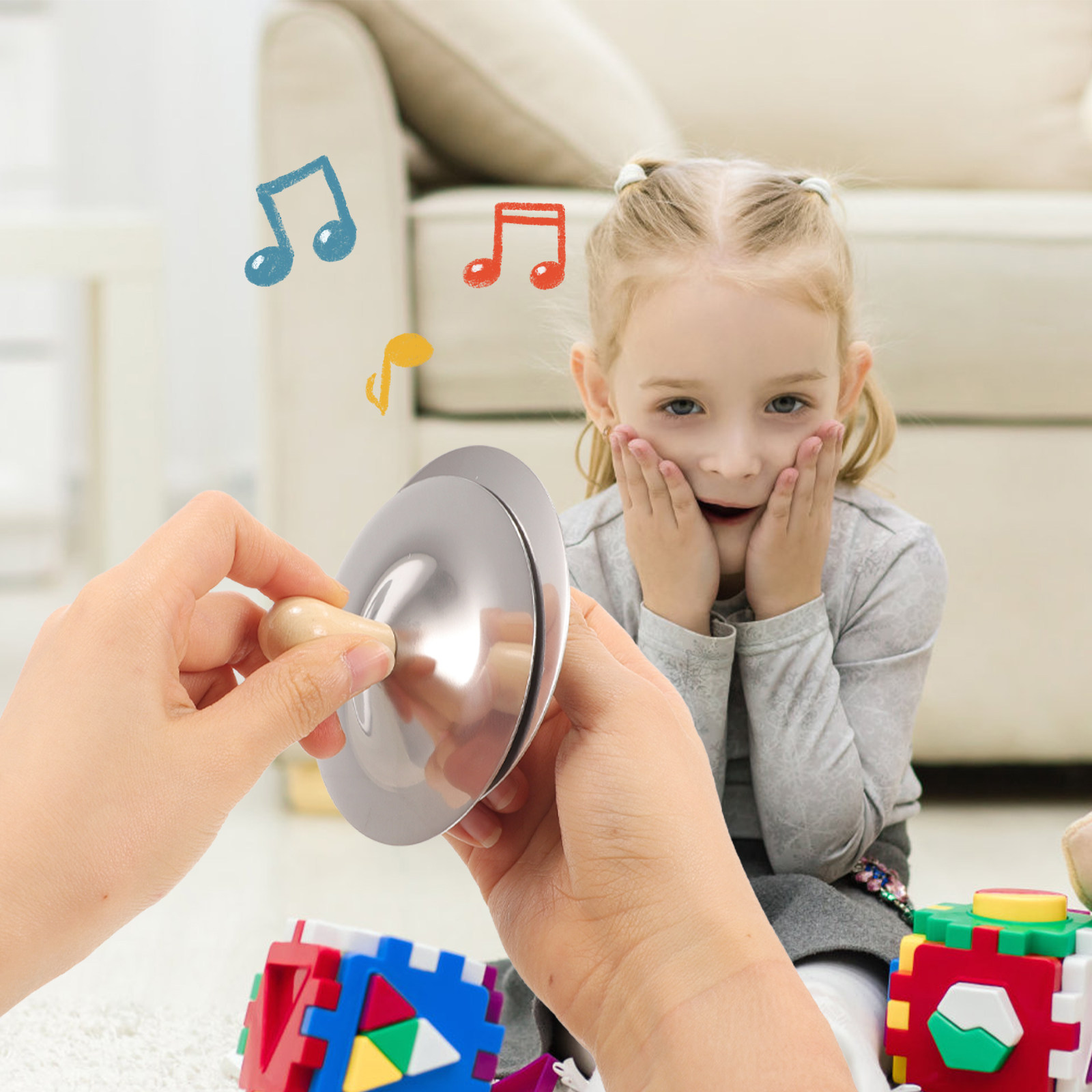 2Pcs Small Finger Cymbals Kids - Kids Education Music recension och pris